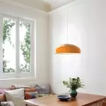 Radiara ‎Minimalist Color Metal Bowl Pendant Light