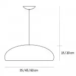 Radiara ‎Minimalist Color Metal Bowl Pendant Light