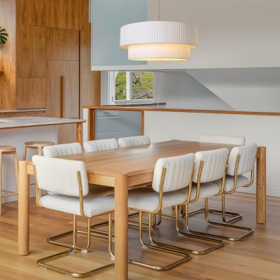 Elaraine Pleated Fabric Circular Drum Shade Chandelier Elaraine Pleated Fabric Circular Drum Shade Chandelier