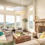 Elaraine Pleated Fabric Circular Drum Shade Chandelier