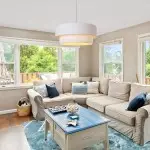 Elaraine Pleated Fabric Circular Drum Shade Chandelier