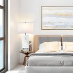 Lirwen Coastal Style Tall Rectangular Ceramic Lamp