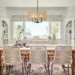 Arlo Bohemian 5 Light Natural Rattan Drum Chandelier