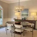 Arlo Bohemian 5 Light Natural Rattan Drum Chandelier