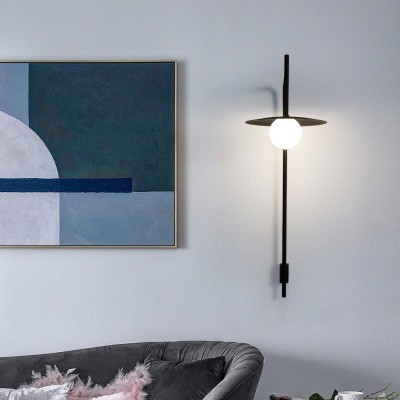 Pyris Scandinavian Minimalist Metal Swing Arm Wall Lamp Pyris Scandinavian Minimalist Metal Swing Arm Wall Lamp