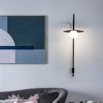 Pyris Scandinavian Minimalist Metal Swing Arm Wall Lamp Pyris Scandinavian Minimalist Metal Swing Arm Wall Lamp