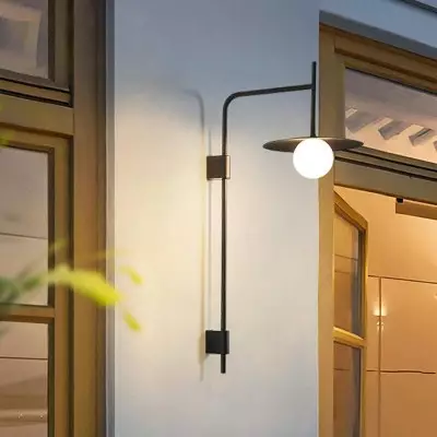 Pyris Scandinavian Minimalist Metal Swing Arm Wall Lamp Pyris Scandinavian Minimalist Metal Swing Arm Wall Lamp