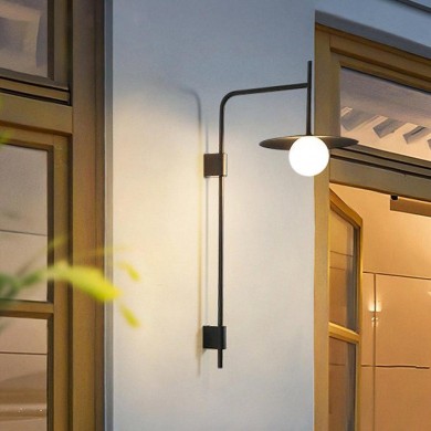 Pyris Scandinavian Minimalist Metal Swing Arm Wall Lamp