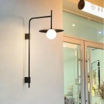 Pyris Scandinavian Minimalist Metal Swing Arm Wall Lamp Pyris Scandinavian Minimalist Metal Swing Arm Wall Lamp