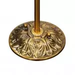 Vortan Antique Brass Green Glass Semi-Flush Mount Eloise Pendant Lamp