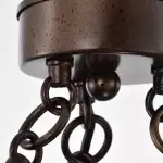 Ezra Vintage Bronze Industrial Pendant Light with Drum Shade