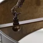 Ezra Vintage Bronze Industrial Pendant Light with Drum Shade