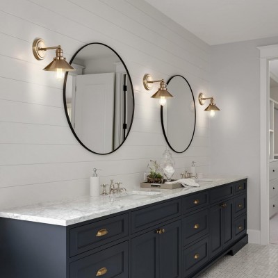 Blaze Industrial Retro Metal Tapered Wall Sconce Blaze Industrial Retro Metal Tapered Wall Sconce