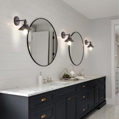 Blaze Industrial Retro Metal Tapered Wall Sconce Blaze Industrial Retro Metal Tapered Wall Sconce