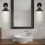 Blaze Industrial Retro Metal Tapered Wall Sconce