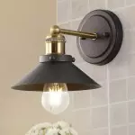 Blaze Industrial Retro Metal Tapered Wall Sconce