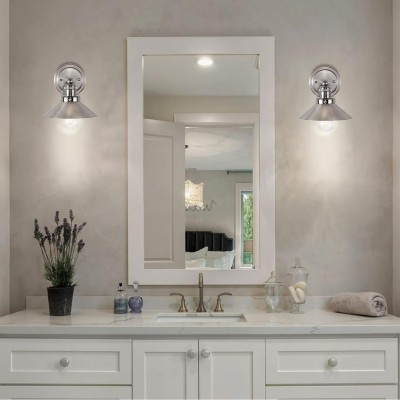 Blaze Industrial Retro Metal Tapered Wall Sconce Blaze Industrial Retro Metal Tapered Wall Sconce