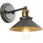 Blaze Industrial Retro Metal Tapered Wall Sconce