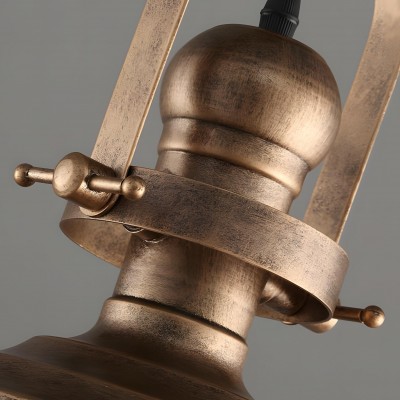 Carmen Industrial Antique Metal Horn Shaped Pendant Light Carmen Industrial Antique Metal Horn Shaped Pendant Light