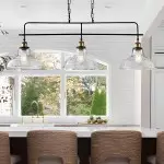 Bronte Industrial Metal 3 Lights Dome Glass Chandelier Bronte Industrial Metal 3 Lights Dome Glass Chandelier