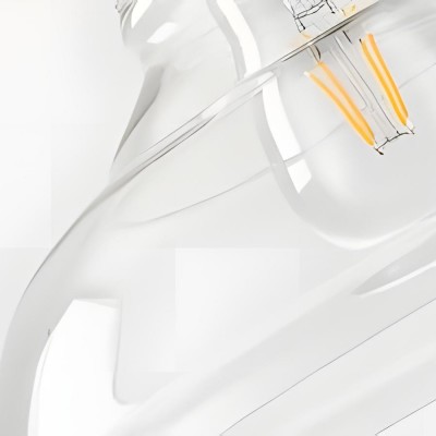 Bronte Industrial Metal 3 Lights Dome Glass Chandelier Bronte Industrial Metal 3 Lights Dome Glass Chandelier