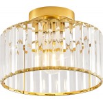 Auroran Modern Crystal Semi Flush Mount Ceiling Light Auroran Modern Crystal Semi Flush Mount Ceiling Light