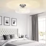 Cassandra American Country Patterned Glass Ceiling Light