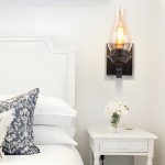 Andrina Retro Oil Rubbed Bronze Kerosene Lamp Shape Sconce