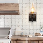 Andrina Retro Oil Rubbed Bronze Kerosene Lamp Shape Sconce