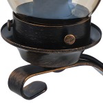 Andrina Retro Oil Rubbed Bronze Kerosene Lamp Shape Sconce