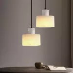 Zore Modern Alabaster Shade White Classic Pendant Light Zore Modern Alabaster Shade White Classic Pendant Light