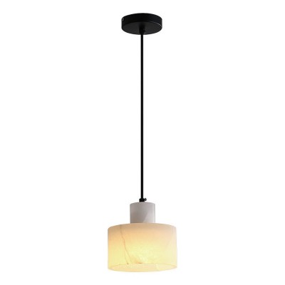 Zore Modern Alabaster Shade White Classic Pendant Light Zore Modern Alabaster Shade White Classic Pendant Light