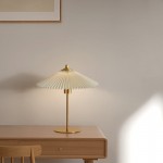 Isha Pleated Shade Table Lamp Isha Pleated Shade Table Lamp