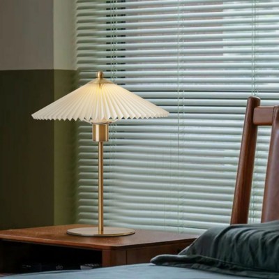 Isha Pleated Shade Table Lamp