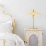 Isha Pleated Shade Table Lamp Isha Pleated Shade Table Lamp