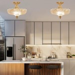 Wyrith Vintage Flower Crystal Flush Mount Light Wyrith Vintage Flower Crystal Flush Mount Light