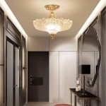 Wyrith Vintage Flower Crystal Flush Mount Light Wyrith Vintage Flower Crystal Flush Mount Light