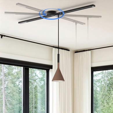 Byronn 360 Degree Rotation Ceiling Rail For Light