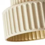 Brisby Striped Frosted Fluted Ceramic Pendant Light