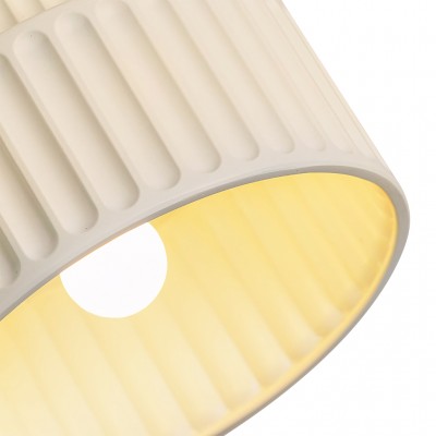 Brisby Striped Frosted Fluted Ceramic Pendant Light Brisby Striped Frosted Fluted Ceramic Pendant Light