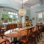 Dion Luxury French Antique Brass Crystal Globe Chandelier