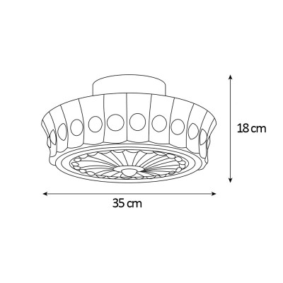 Jeevika Vintage Art Classic Round Personalized Pendant Light Jeevika Vintage Art Classic Round Personalized Pendant Light