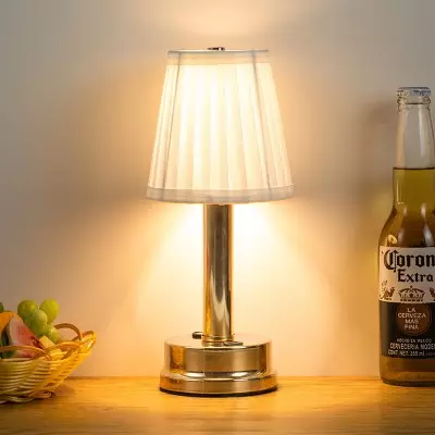 Mariana Cordless Battery Operated Pleated Shade Table Lamp Mariana Cordless Battery Operated Pleated Shade Table Lamp