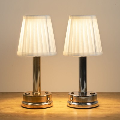 Mariana Cordless Battery Operated Pleated Shade Table Lamp Mariana Cordless Battery Operated Pleated Shade Table Lamp