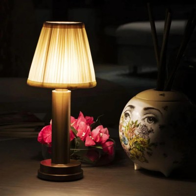 Mariana Cordless Battery Operated Pleated Shade Table Lamp Mariana Cordless Battery Operated Pleated Shade Table Lamp