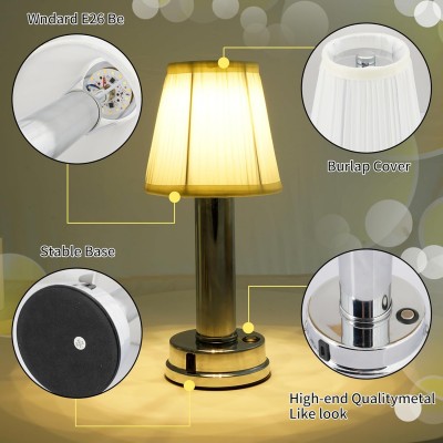 Mariana Cordless Battery Operated Pleated Shade Table Lamp Mariana Cordless Battery Operated Pleated Shade Table Lamp