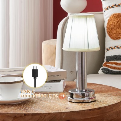 Mariana Cordless Battery Operated Pleated Shade Table Lamp Mariana Cordless Battery Operated Pleated Shade Table Lamp