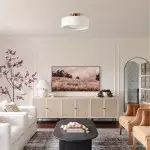 Aura Modern Porcelain Flush Mount Ceiling Light