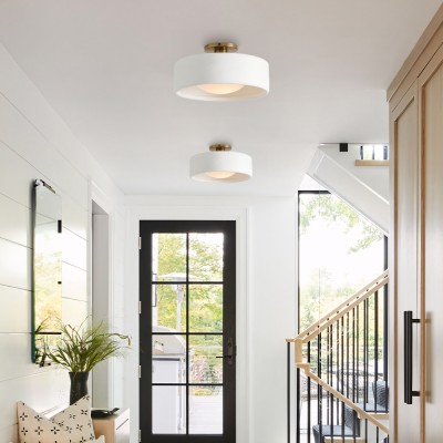 Aura Modern Porcelain Flush Mount Ceiling Light Aura Modern Porcelain Flush Mount Ceiling Light