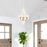 Astridina Rustic Antique Wooden French Country Chandelier Astridina Rustic Antique Wooden French Country Chandelier